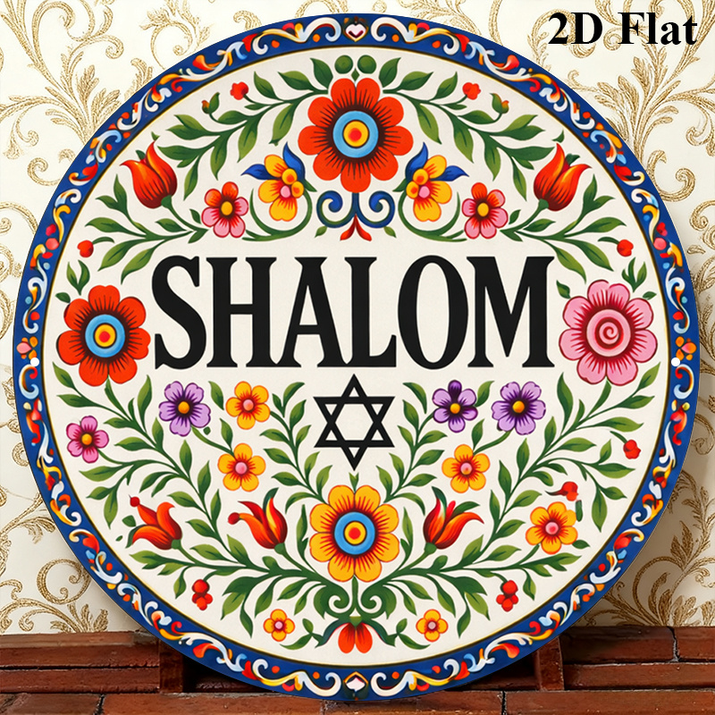 Art & Craft Paper Ideas - CIFBUY ป้ายโลหะอลูมิเนียมลายศิลปะวินเทจ 