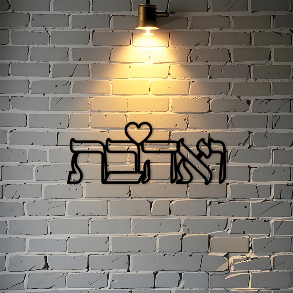 Art & Craft Paper Ideas - CIFBUY ป้ายโลหะตกแต่งผนังลายคำว่า 