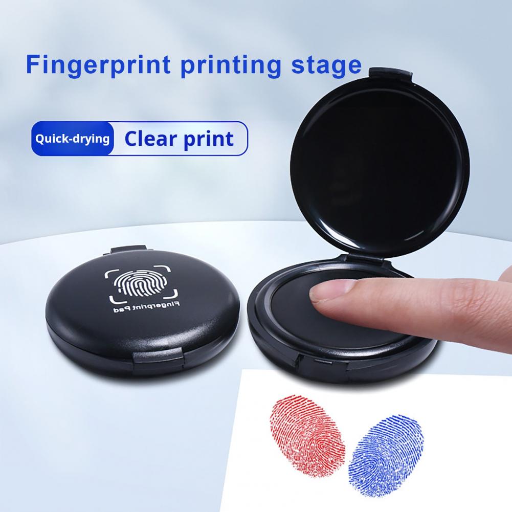 Rubber Stamp Blank - ลายนิ้วมือหมึก Pad ลายนิ้วมือหมึก Pad สําหรับ Notary