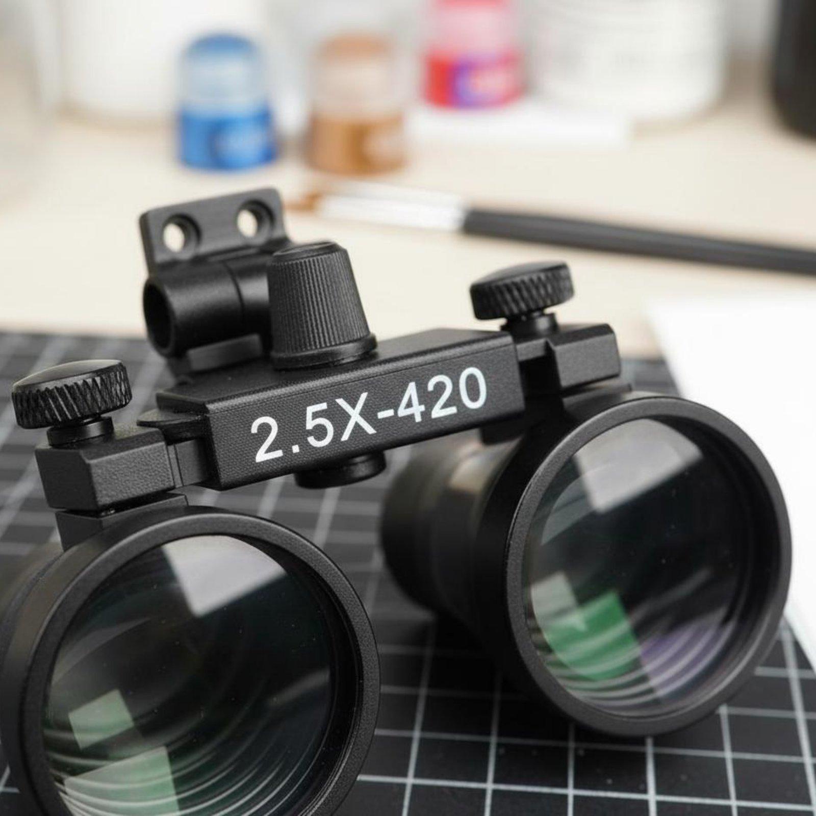 Art Craft Optical - แว่นขยายแบบสองตาความแม่นยำสูงระดับมืออาชีพสำหรับงานศิลปะและงานฝีมือ