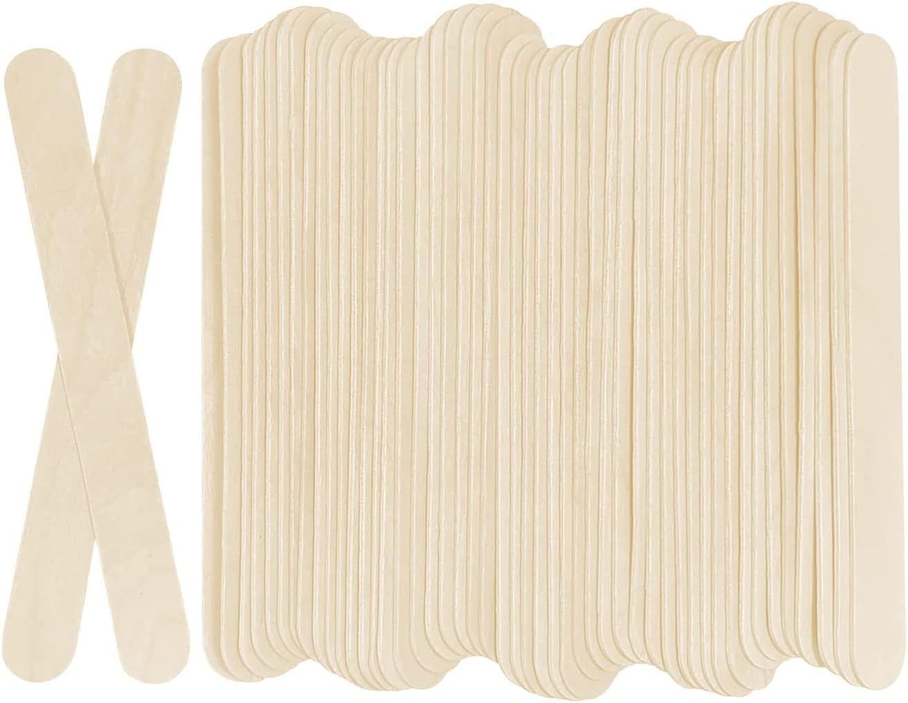 Art Craft Jumbo - 100 ชิ้นจัมโบ้หัตถกรรมไม้ Sticks Popsicle Stick 6
