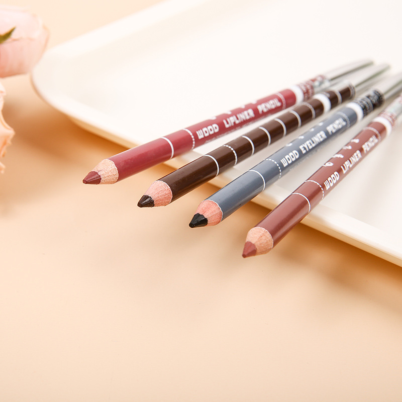 Colored Pencil Professional - ดินสอเขียนขอบตาไม้แบบมืออาชีพ 1 ชิ้น ติดทนนาน อุปกรณ์แต่งหน้า เครื่องมือแต่งหน้า