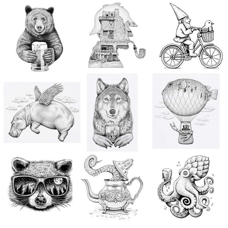 Letter S Art Craft - ใหม่ DIY ล้างแสตมป์การ์ด Scrapbooking สัตว์ Art