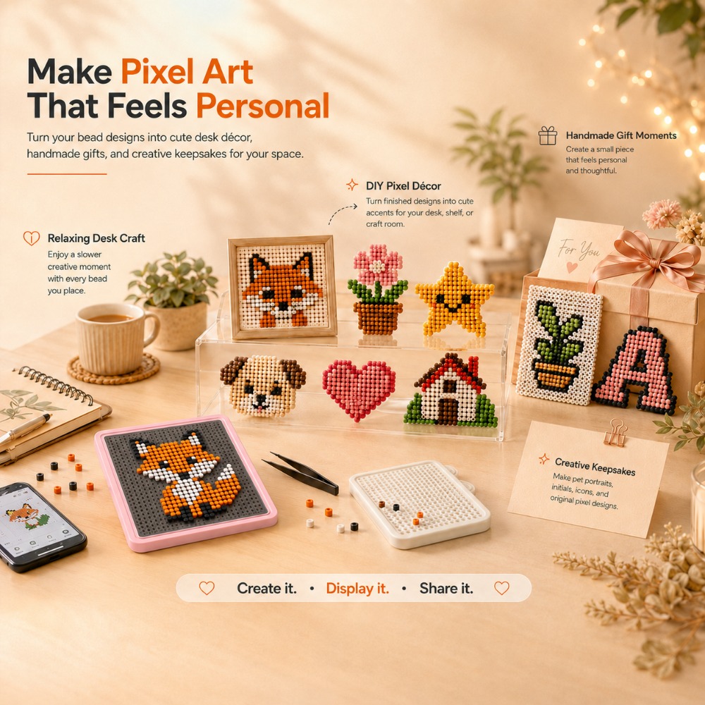 Art Craft Us - แผงไฟ LED Smart Fuse Bead Pegboard