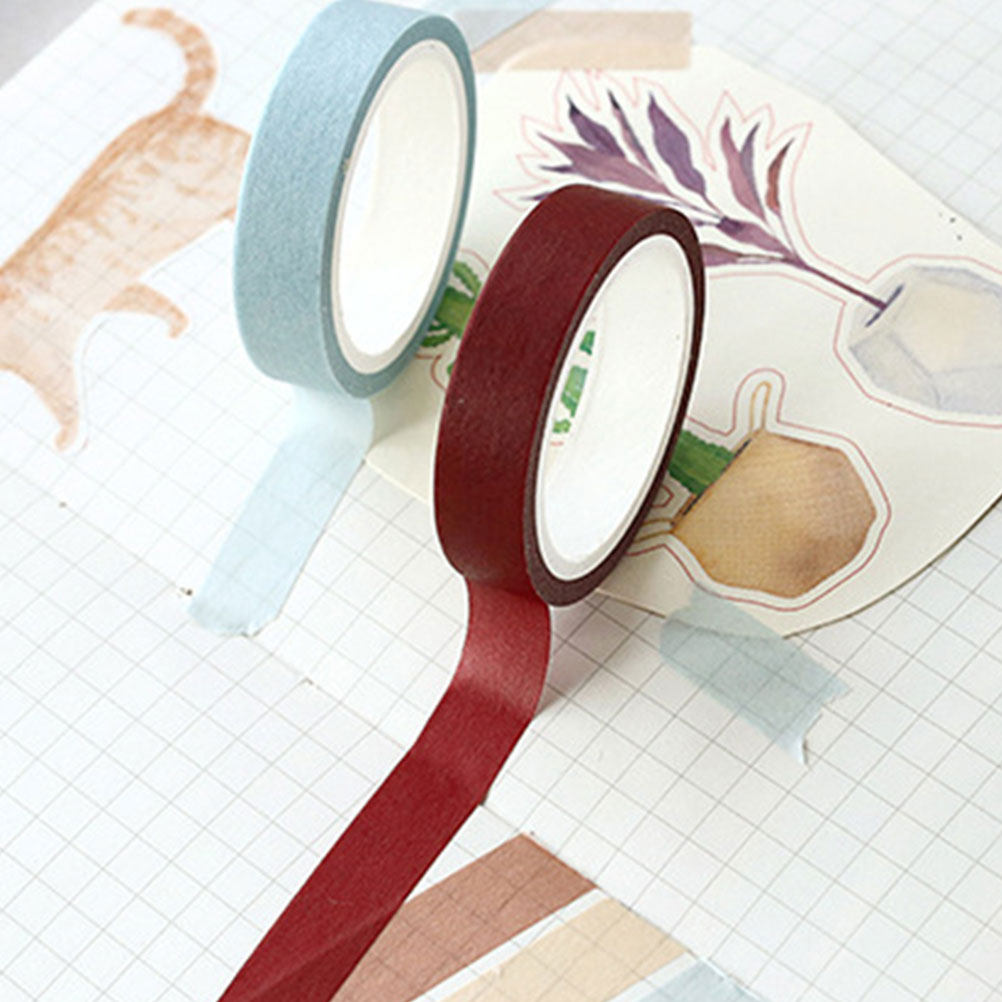 Art Craft Easy With Paper - ชุดเทปวาชิสำหรับตกแต่ง 5 ชิ้น สีสันสวยงาม ใช้งานง่าย เทปกระดาษที่ลอกออกได้
