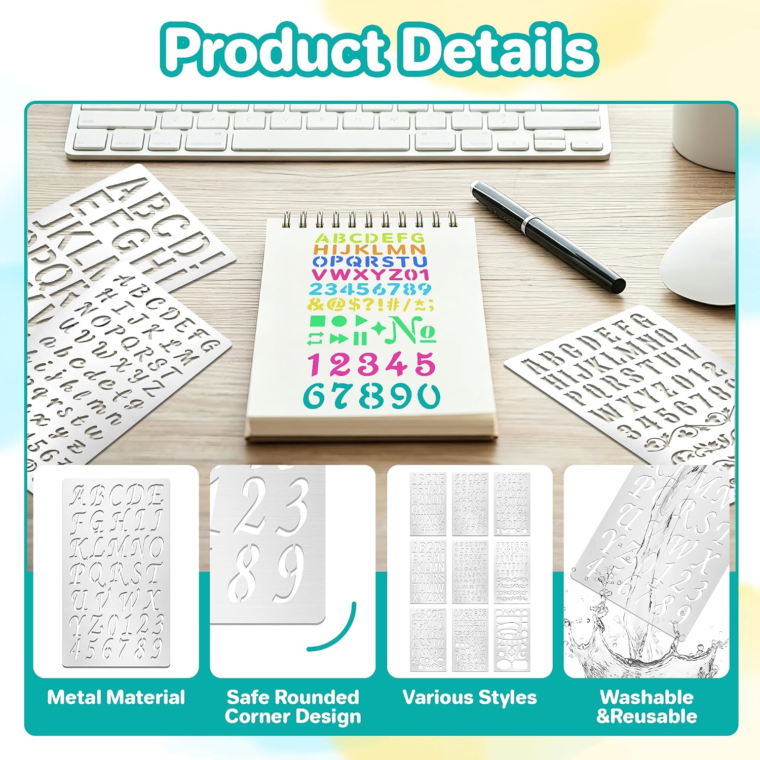 ชุดแม่พิมพ์ตัวอักษรและตัวเลขโล - Letter S Art Craft บทวิจารณ์และราคา
