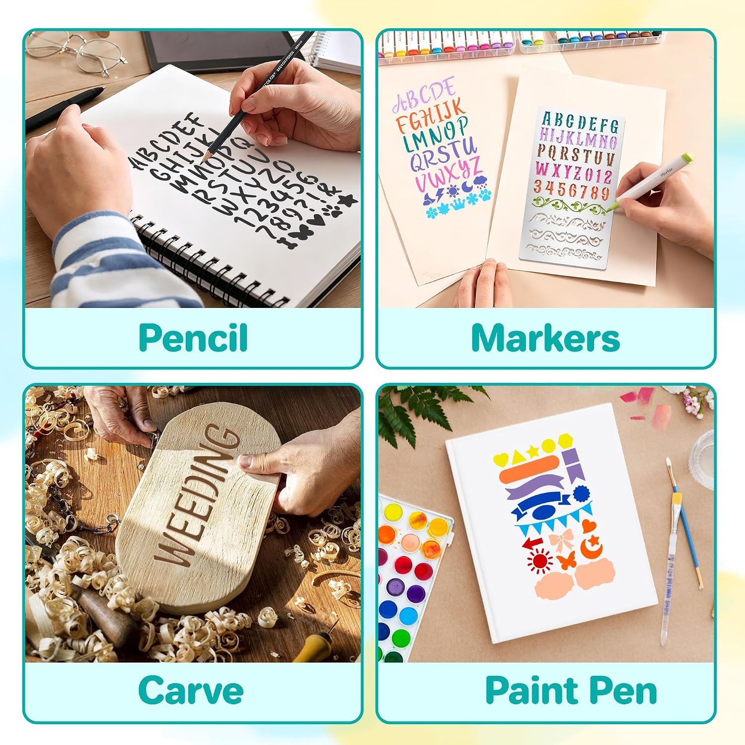 ชุดแม่พิมพ์ตัวอักษรและตัวเลขโล - Letter S Art Craft บทวิจารณ์และราคา