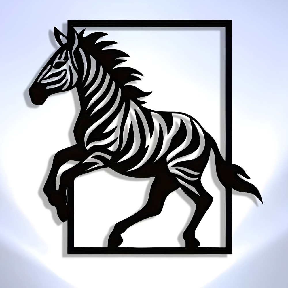 CIFBUY งานศิลปะติดผนังโลหะ รูป - Art Craft Zebra บทวิจารณ์และราคา