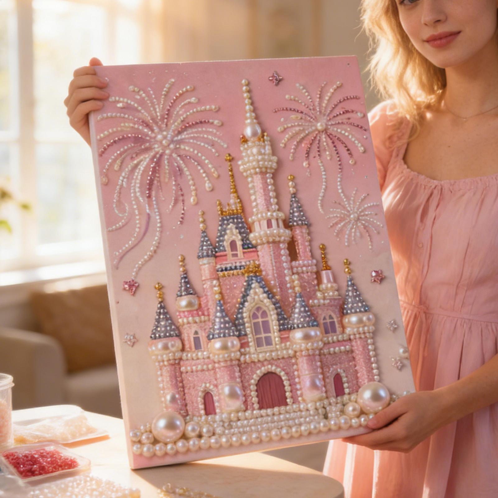 ชุดวาดภาพด้วยไข่มุก DIY งานฝีม - Art Craft Gifts For Adults บทวิจารณ์และราคา