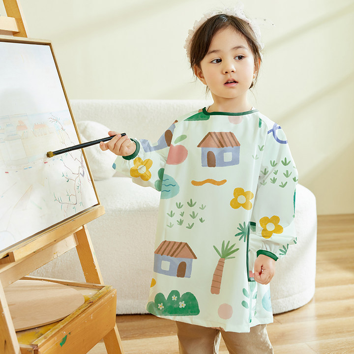 เสื้อกันเปื้อนเด็กแบบกันน้ำ แข - Art Craft For Preschoolers บทวิจารณ์และราคา