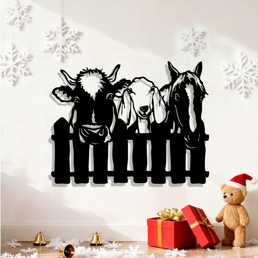 CIFBUY งานศิลปะติดผนังโลหะ รูป - Art Craft Animals บทวิจารณ์และราคา