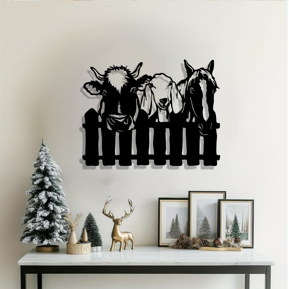 CIFBUY งานศิลปะติดผนังโลหะ รูป - Art Craft Animals บทวิจารณ์และราคา
