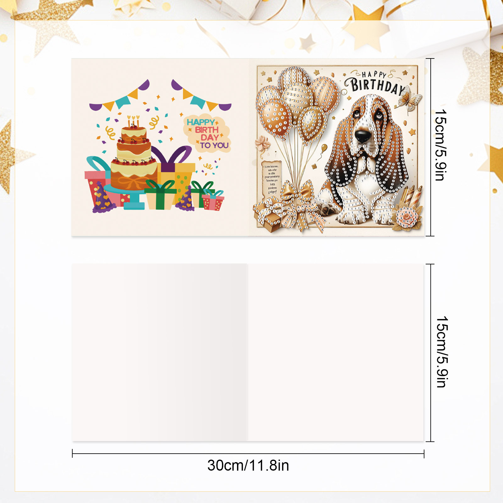 6 ชิ้นเพชรภาพวาดการ์ดอวยพรชุดส - Art Craft Animals บทวิจารณ์และราคา