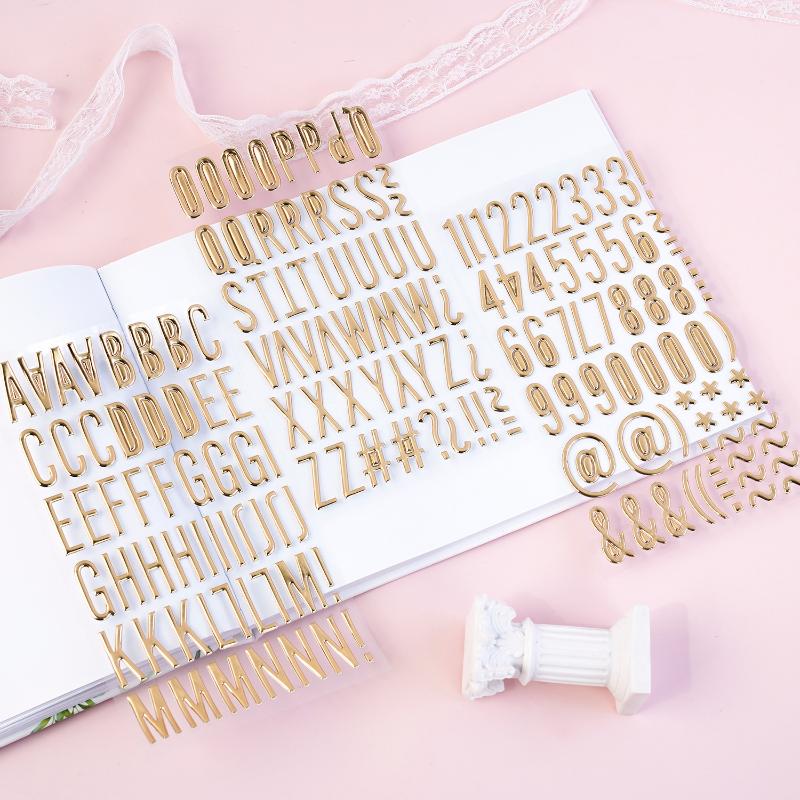 สติกเกอร์ตัวอักษรและตัวเลขสีทอ - Letter S Art Craft บทวิจารณ์และราคา
