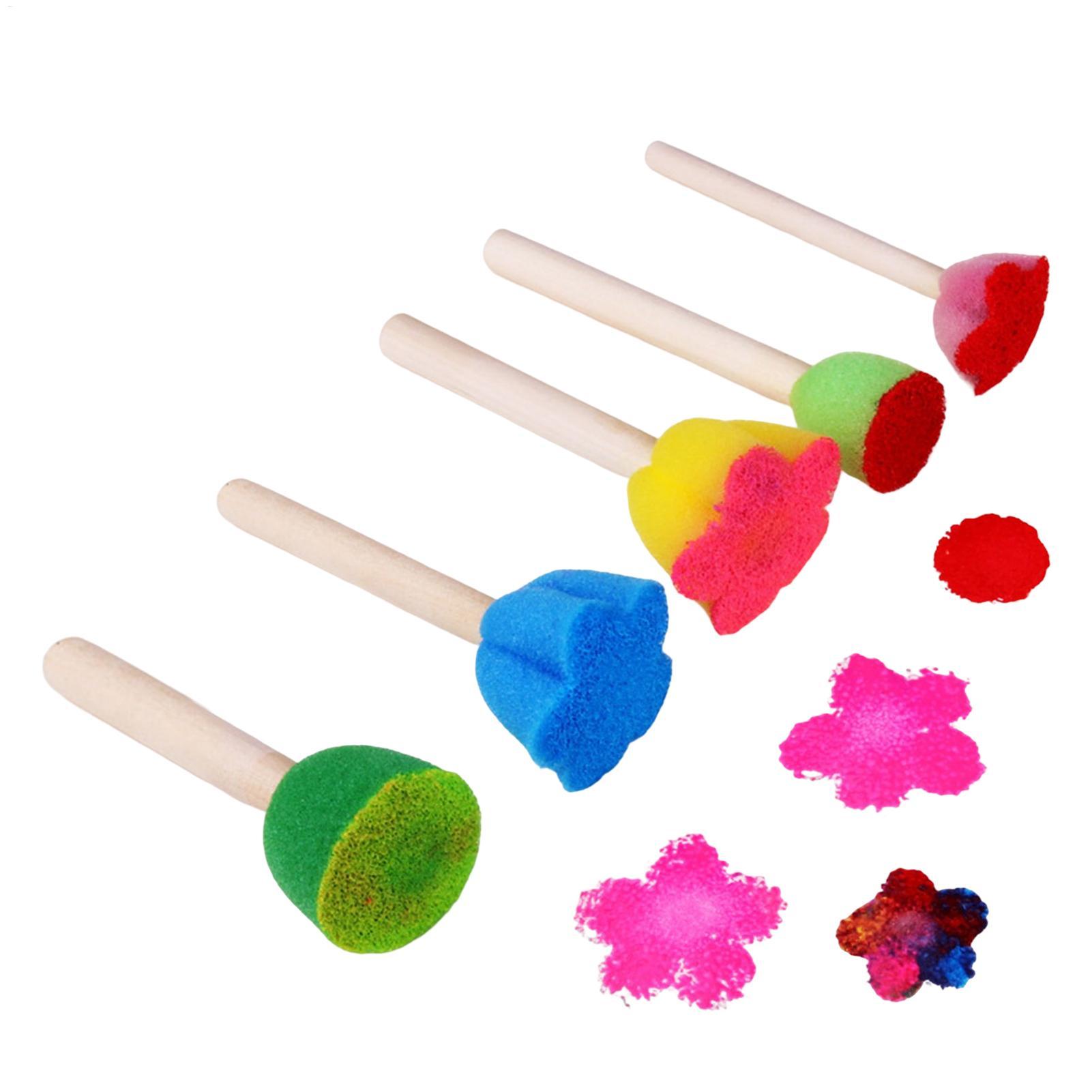 ฟองน้ำระบายสีสำหรับเด็กแบบใช้ซ - Art Craft For Preschoolers บทวิจารณ์และราคา