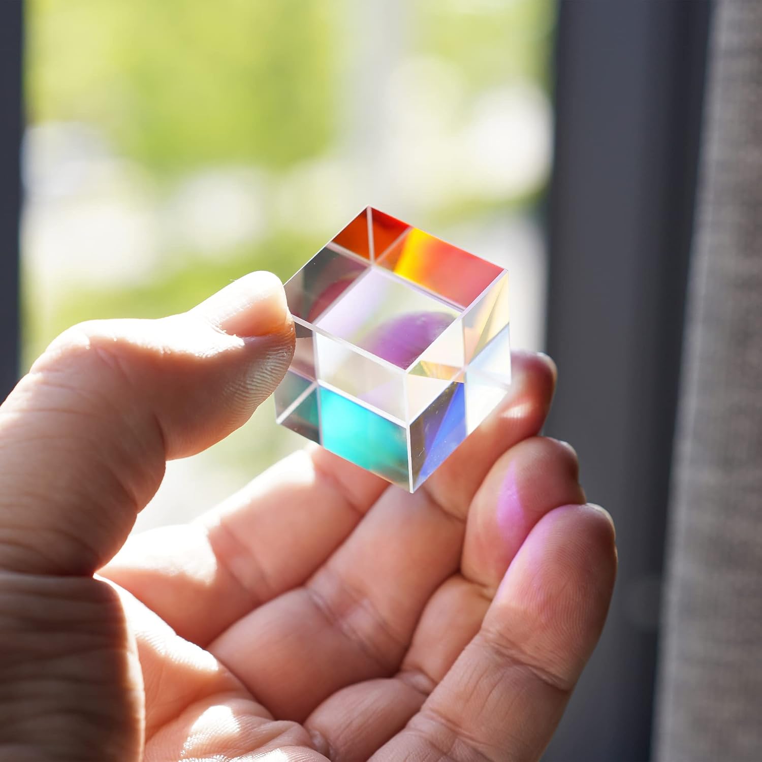 ลูกปัดคริสตัลทรงลูกบาศก์ขนาดเล - Art Craft Optical บทวิจารณ์และราคา