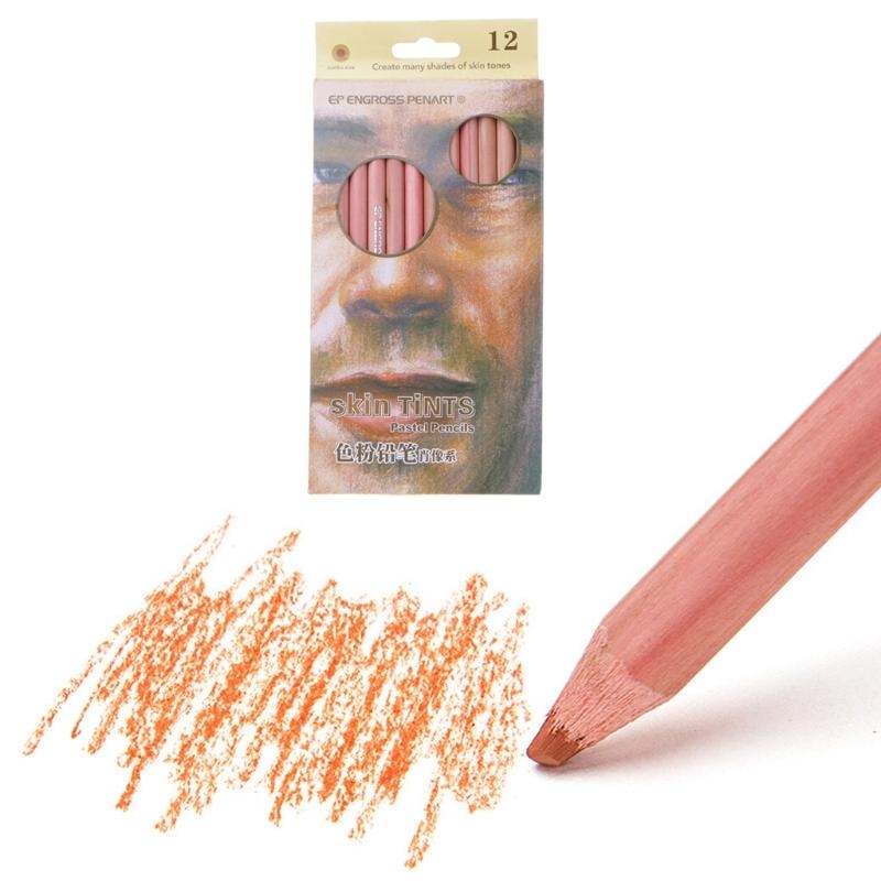 12 ชิ้น ดินสอสีพาสเทลแบบนุ่มระ - Colored Pencil Professional บทวิจารณ์และราคา