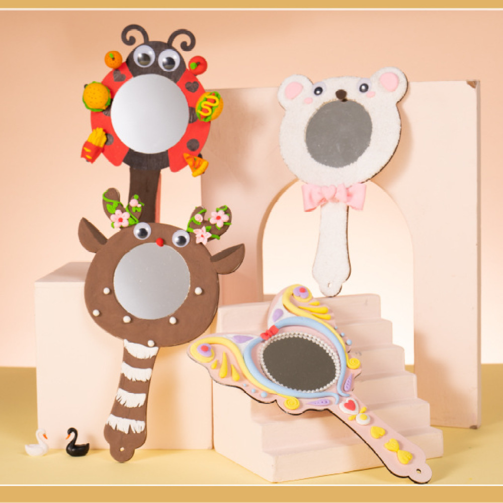ชุดดินน้ำมันทำกระจกวิเศษแบบแฮน - Art Craft Activities For Preschoolers บทวิจารณ์และราคา