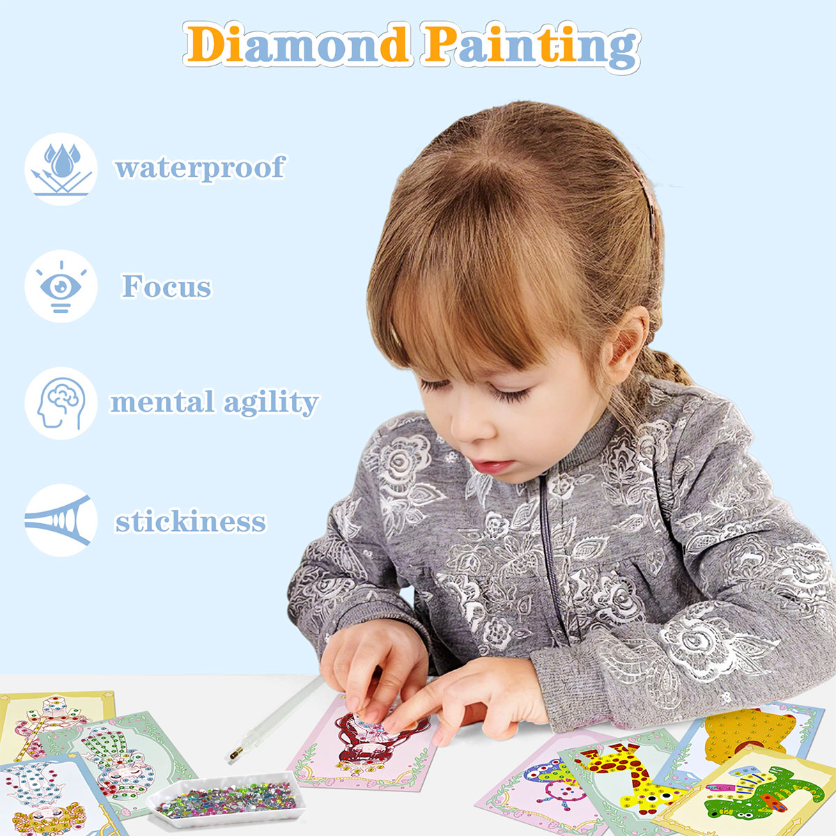 ชุดอุปกรณ์งานฝีมือ DIY 16 ชิ้น - Art Craft Animals บทวิจารณ์และราคา