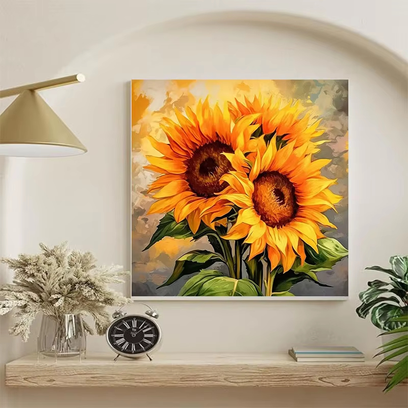 ชุดภาพวาดสีน้ำมันลายดอกทานตะวั - Letter S Art Craft บทวิจารณ์และราคา