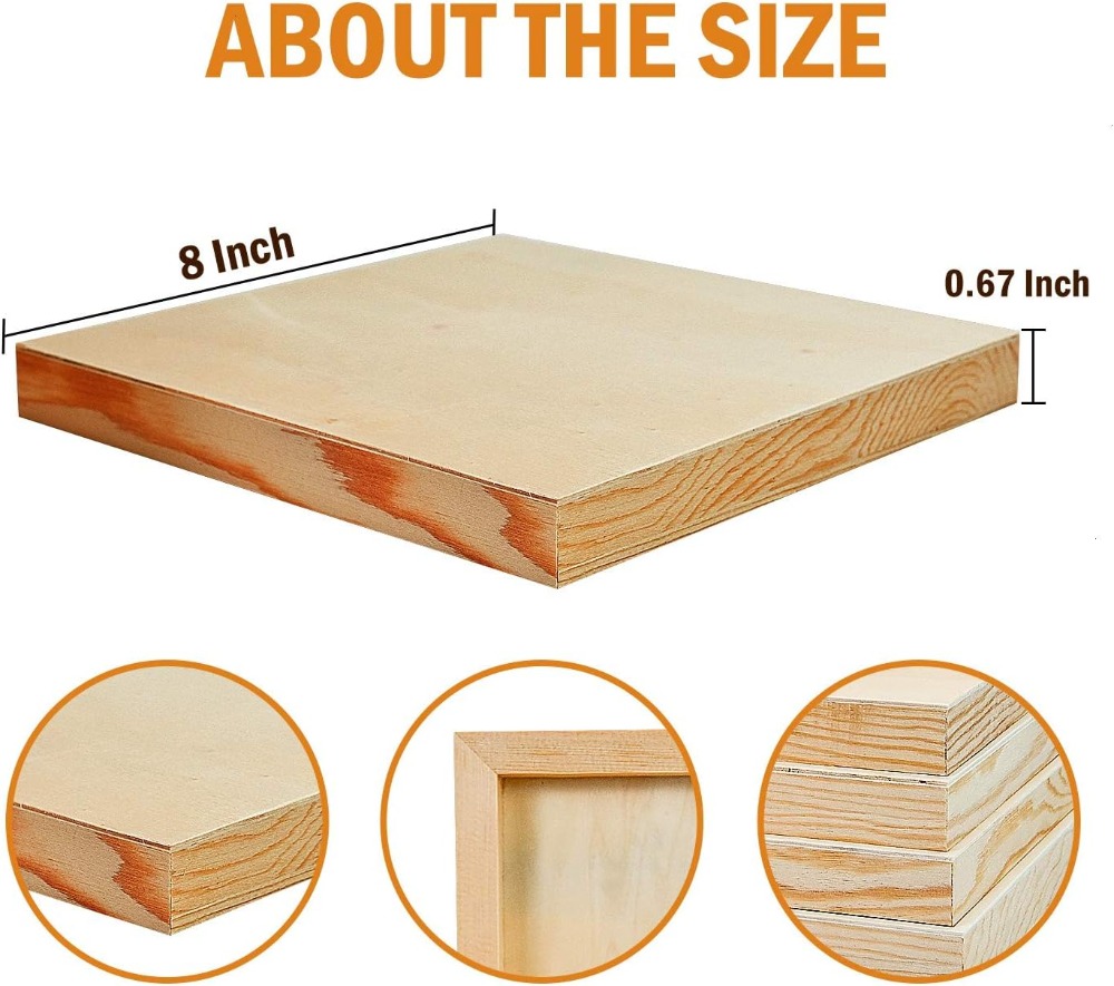 แผ่นไม้สำหรับวาดภาพแบบยังไม่ตก - Art Craft Board บทวิจารณ์และราคา