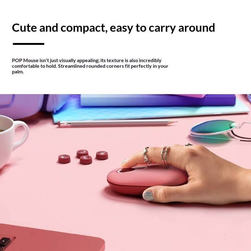 เมาส์ Logitech POP Pebble ระบบ - Art Craft Optical บทวิจารณ์และราคา