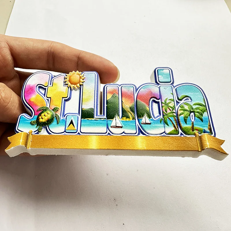 St. Lucia West Indies, Beach 3 - Letter S Art Craft บทวิจารณ์และราคา