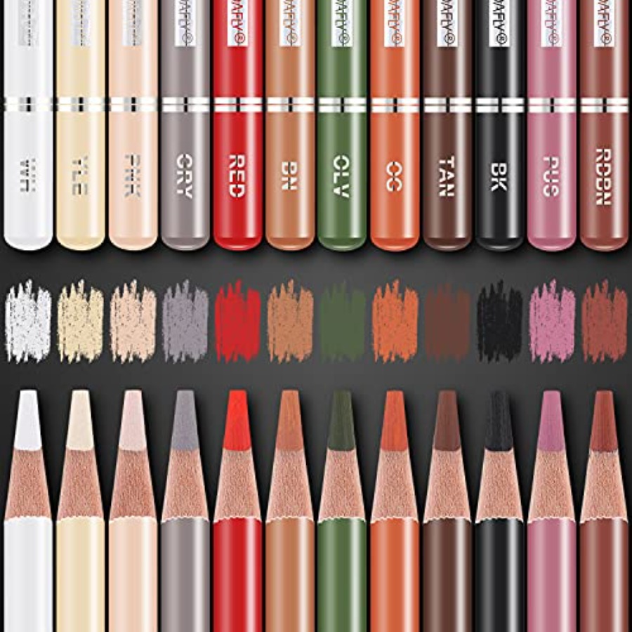ชุดดินสอสีถ่านสำหรับวาดภาพระดั - Colored Pencil Professional บทวิจารณ์และราคา