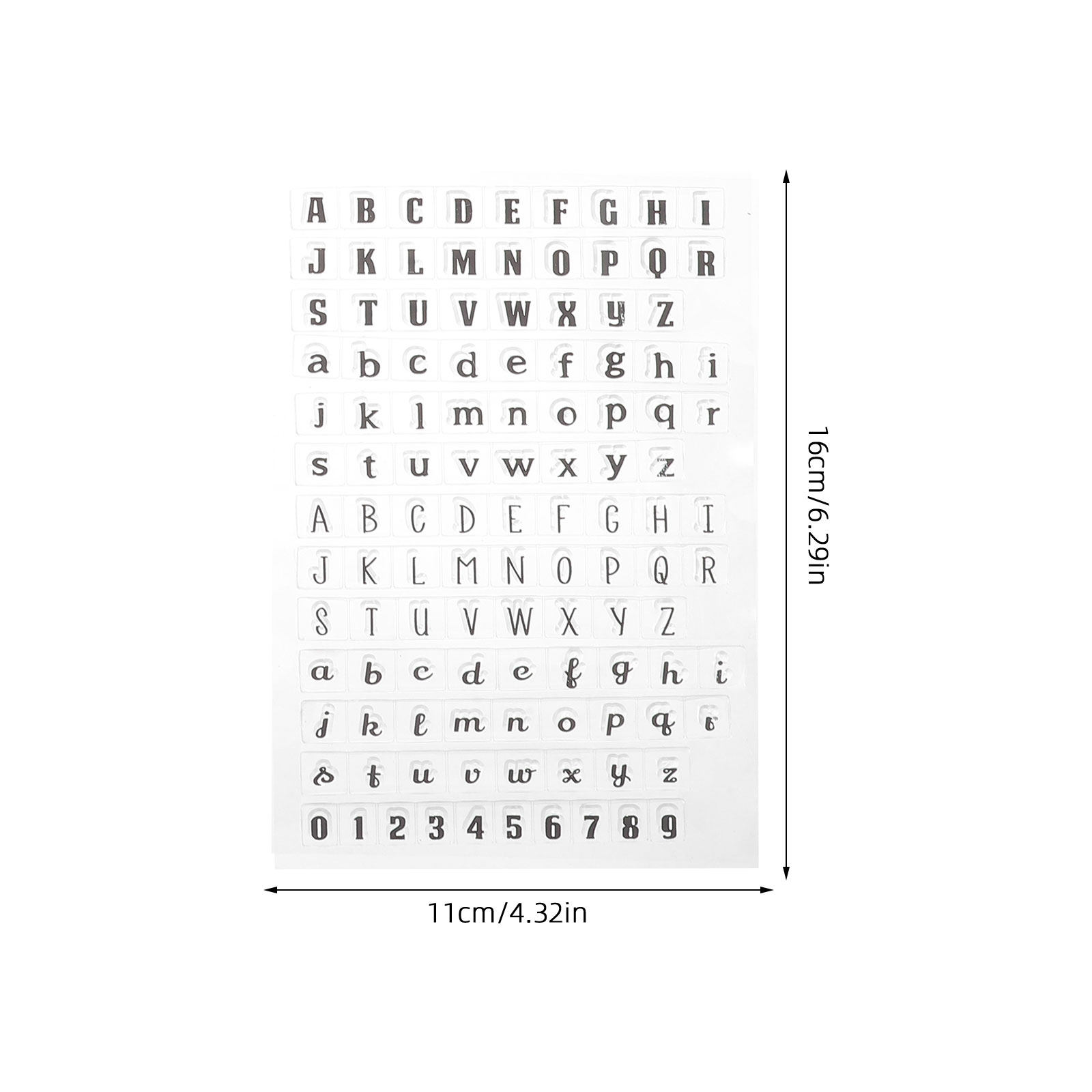 ชุดแสตมป์ซิลิโคนใส 4 ชิ้น สำหร - Letter S Art Craft บทวิจารณ์และราคา