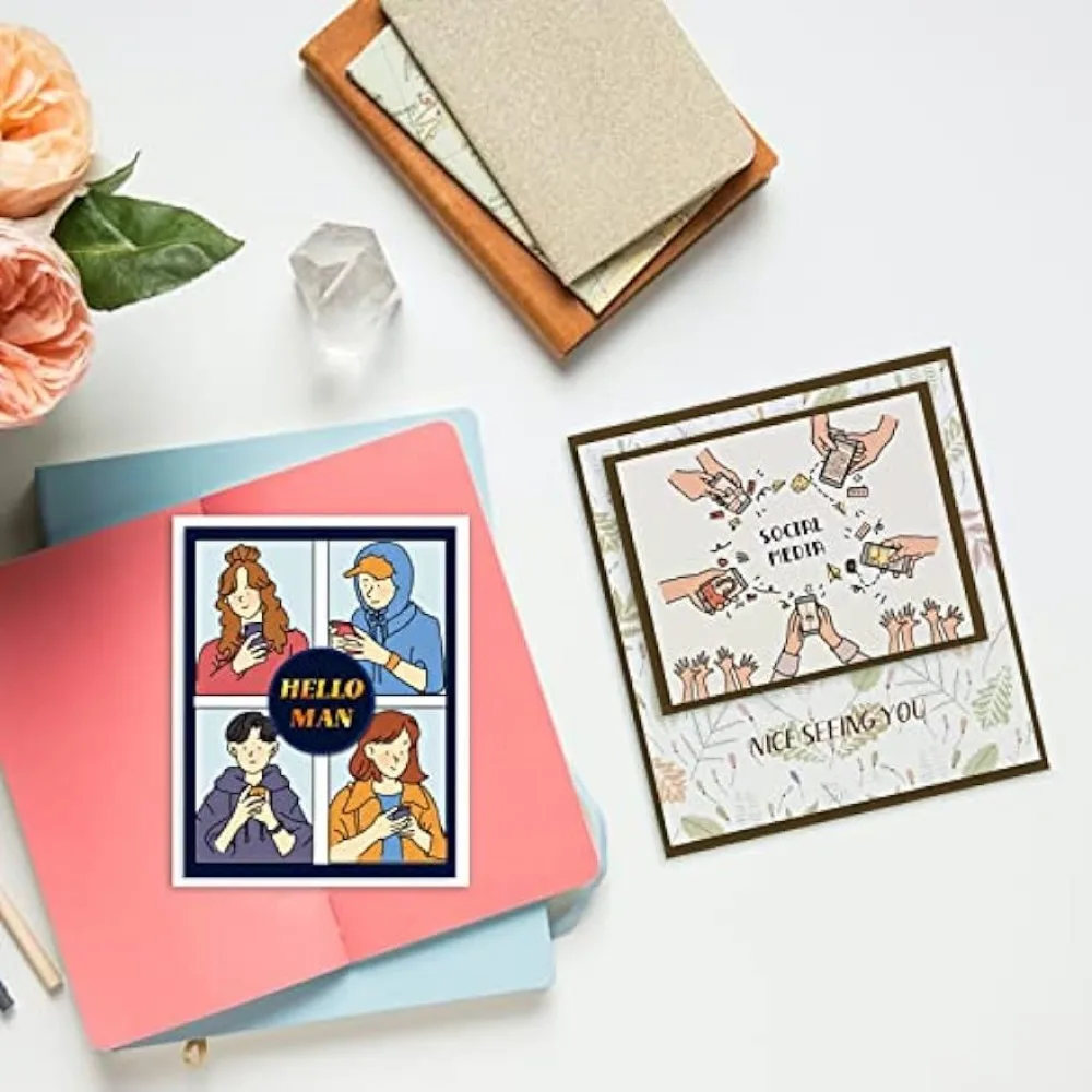 แสตมป์ยางใสธีมโซเชียลมีเดียแสต - Rubber Stamp Blank บทวิจารณ์และราคา