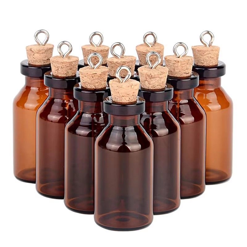 200 PCS ขนาดเล็ก Amber แก้วขวด - Art Craft Zoo บทวิจารณ์และราคา