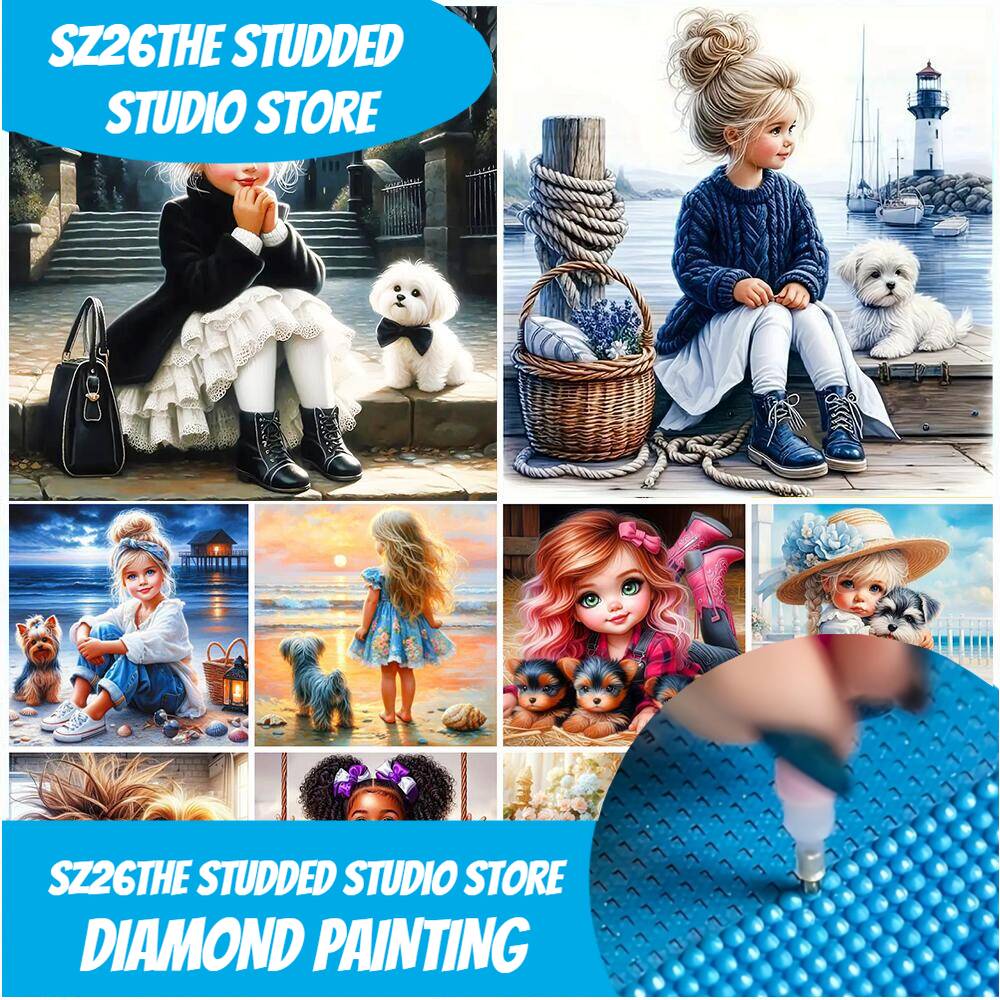 ภาพโมเสกเพชรแบบ DIY รุ่น Sz26  - Art Craft Animals บทวิจารณ์และราคา