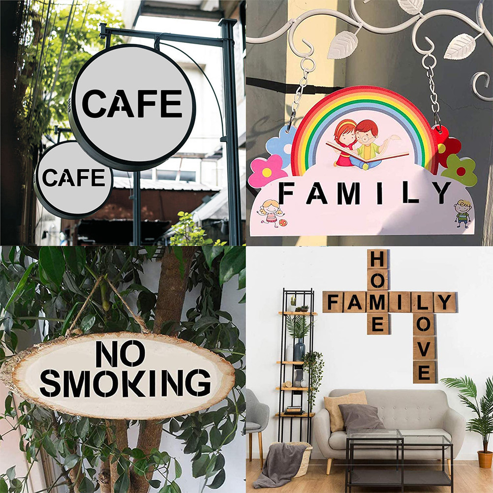36 ชิ้น ลายฉลุตัวอักษรและตัวเล - Letter S Art Craft บทวิจารณ์และราคา