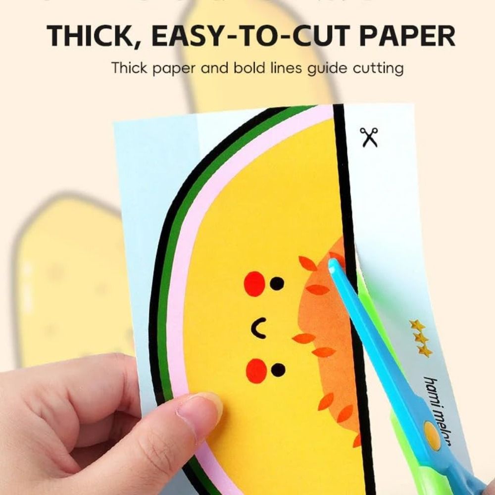 ชุดตัดกระดาษเพื่อความปลอดภัยสำ - Art Craft For Preschoolers บทวิจารณ์และราคา