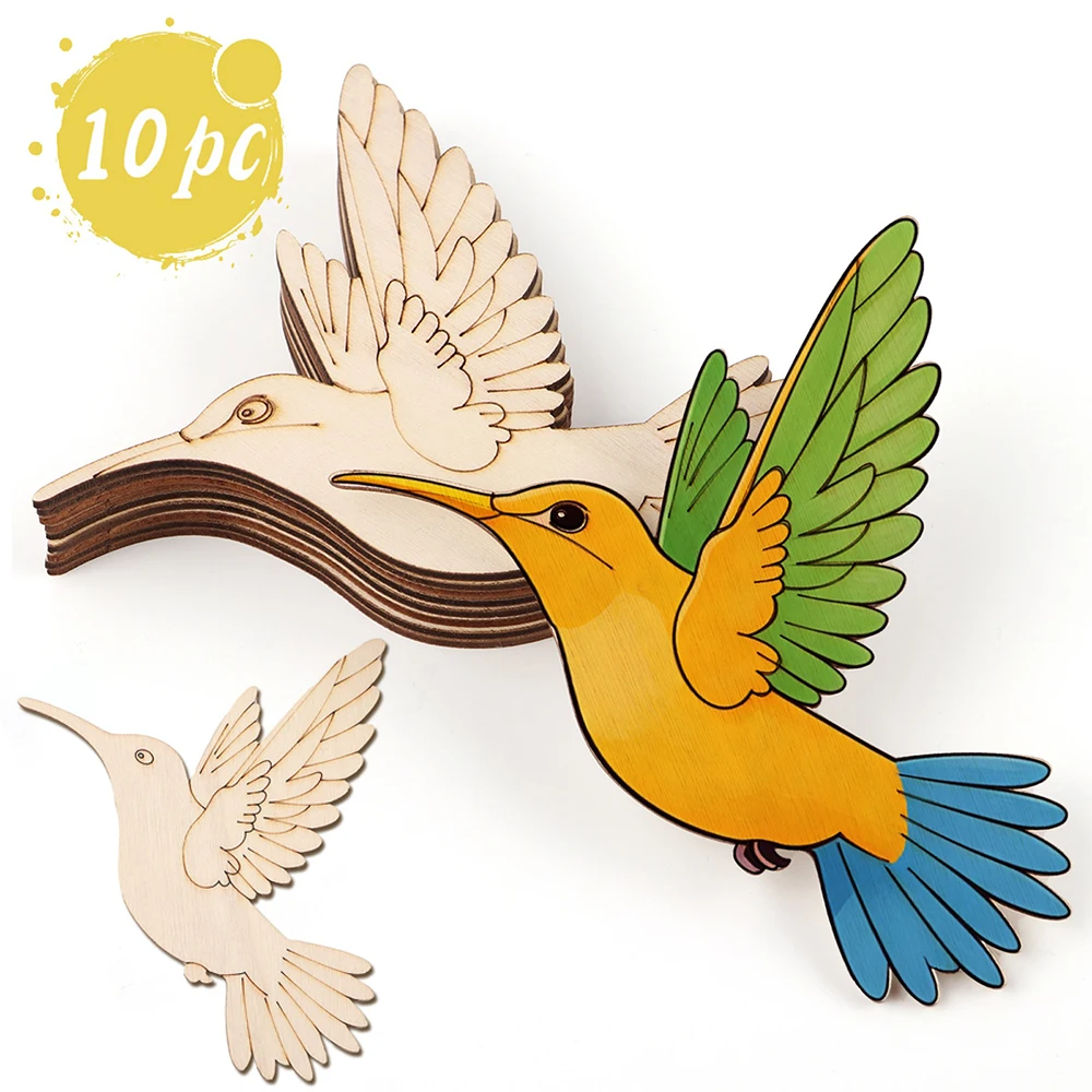 ชุดงานฝีมือไม้รูปสัตว์และนก 10 - Art Craft Us บทวิจารณ์และราคา