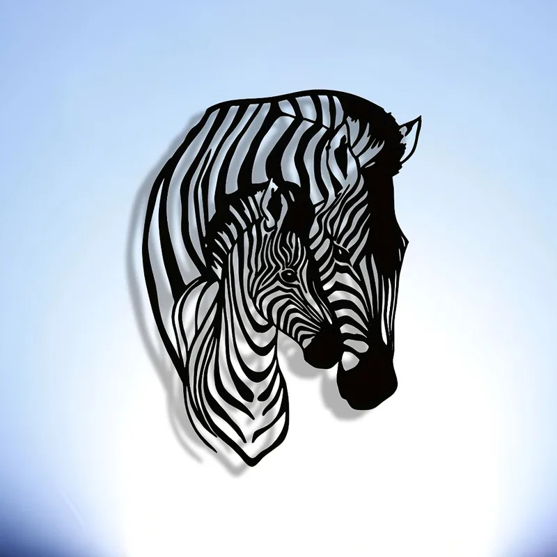 งานศิลปะติดผนังโลหะลายครอบครัว - Art Craft Zebra บทวิจารณ์และราคา