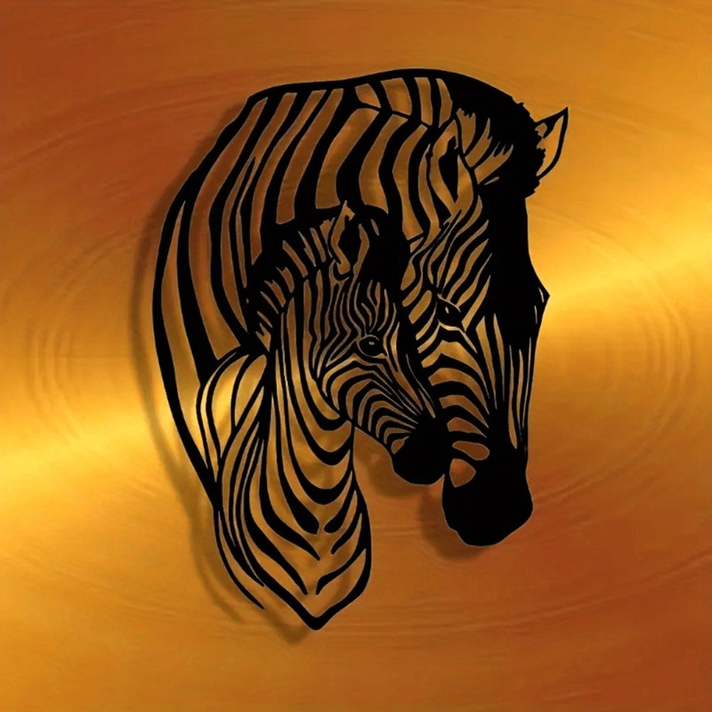 งานศิลปะติดผนังโลหะลายม้าลายสไ - Art Craft Zebra บทวิจารณ์และราคา
