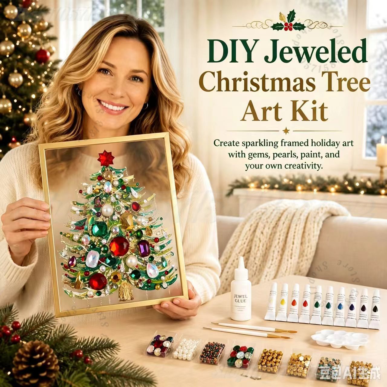 ชุดงานฝีมือตกแต่งต้นคริสต์มาสด - Art And Craft Xmas Tree บทวิจารณ์และราคา