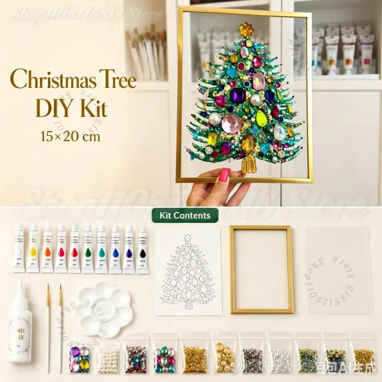 ชุดงานฝีมือตกแต่งต้นคริสต์มาสด - Art And Craft Xmas Tree บทวิจารณ์และราคา