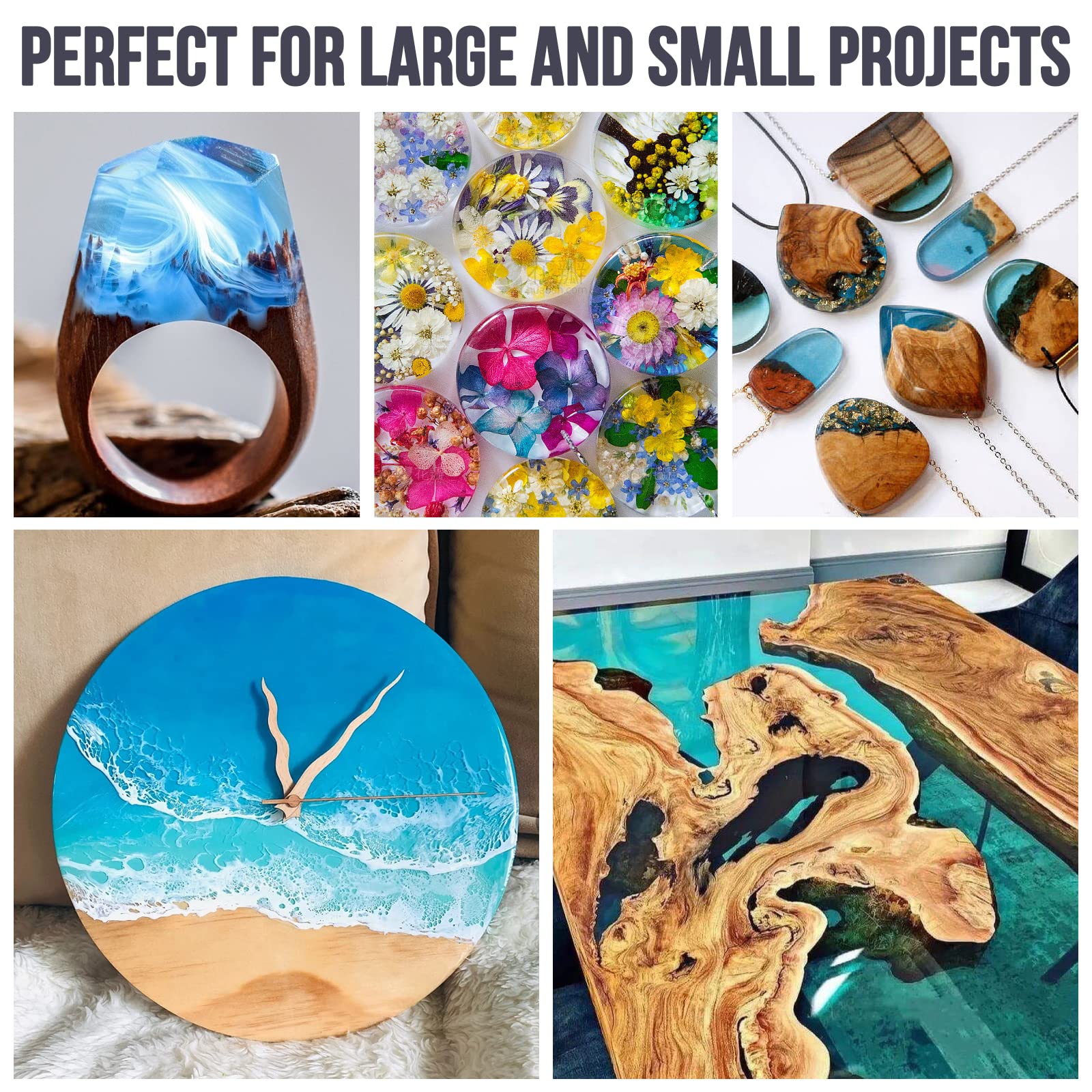 ชุดอุปกรณ์เรซิ่นอีพ็อกซี่ ชุดง - Art Craft Gifts For Adults บทวิจารณ์และราคา