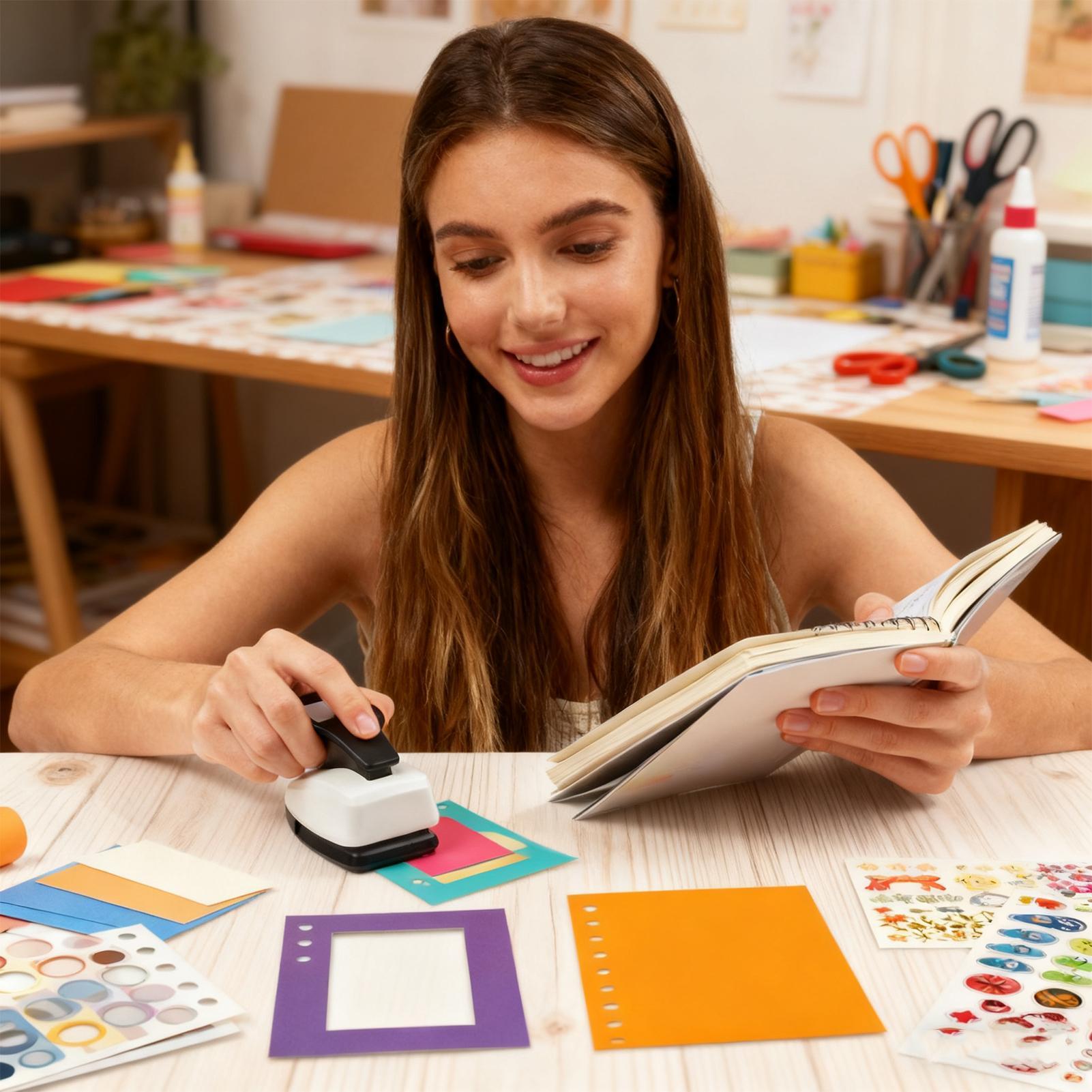 เครื่องเจาะกระดาษรูปทรงสี่เหลี - Art Craft Easy With Paper บทวิจารณ์และราคา