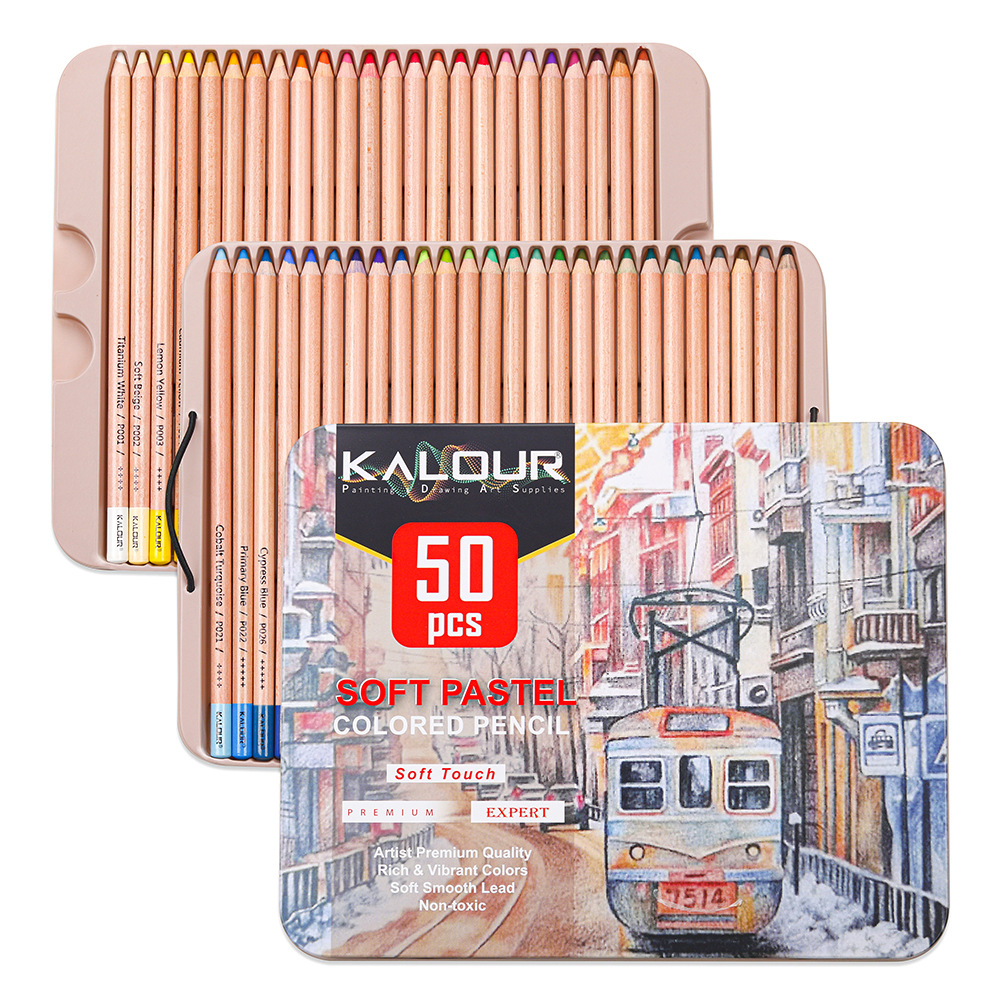 ดินสอสี KALOUR 50 สี บรรจุในกล - Colored Pencil Professional บทวิจารณ์และราคา