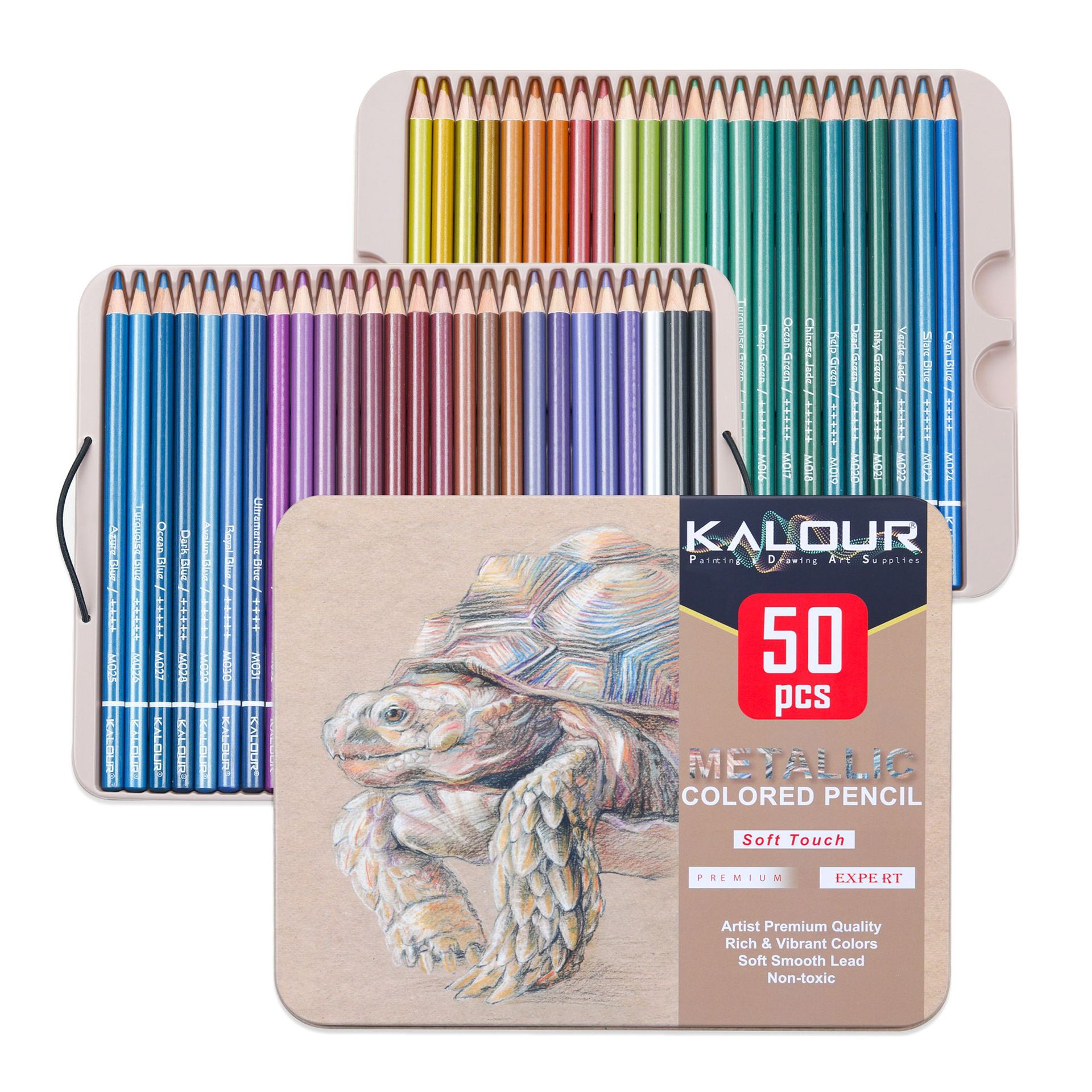 ดินสอสี KALOUR 50 สี บรรจุในกล - Colored Pencil Professional บทวิจารณ์และราคา