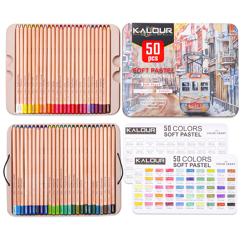 ดินสอสี KALOUR 50 สี บรรจุในกล - Colored Pencil Professional บทวิจารณ์และราคา