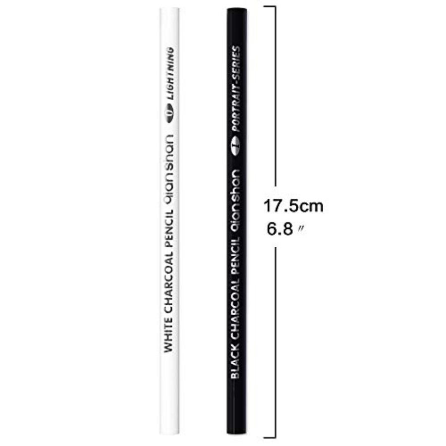 ดินสอถ่านสีดำขาว 2 แท่ง, ดินสอ - Colored Pencil Professional บทวิจารณ์และราคา