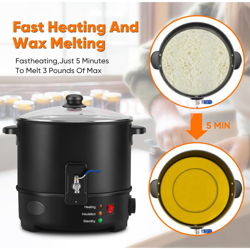 เครื่องทำเทียนแบบหลอมละลายขี้ผ - Candle Making Wax บทวิจารณ์และราคา