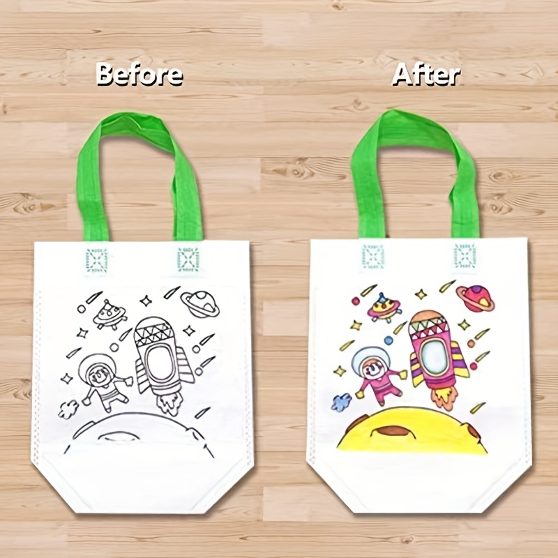 ถุง DIY สำหรับระบายสี 12 ใบ +  - Art Craft Zebra บทวิจารณ์และราคา
