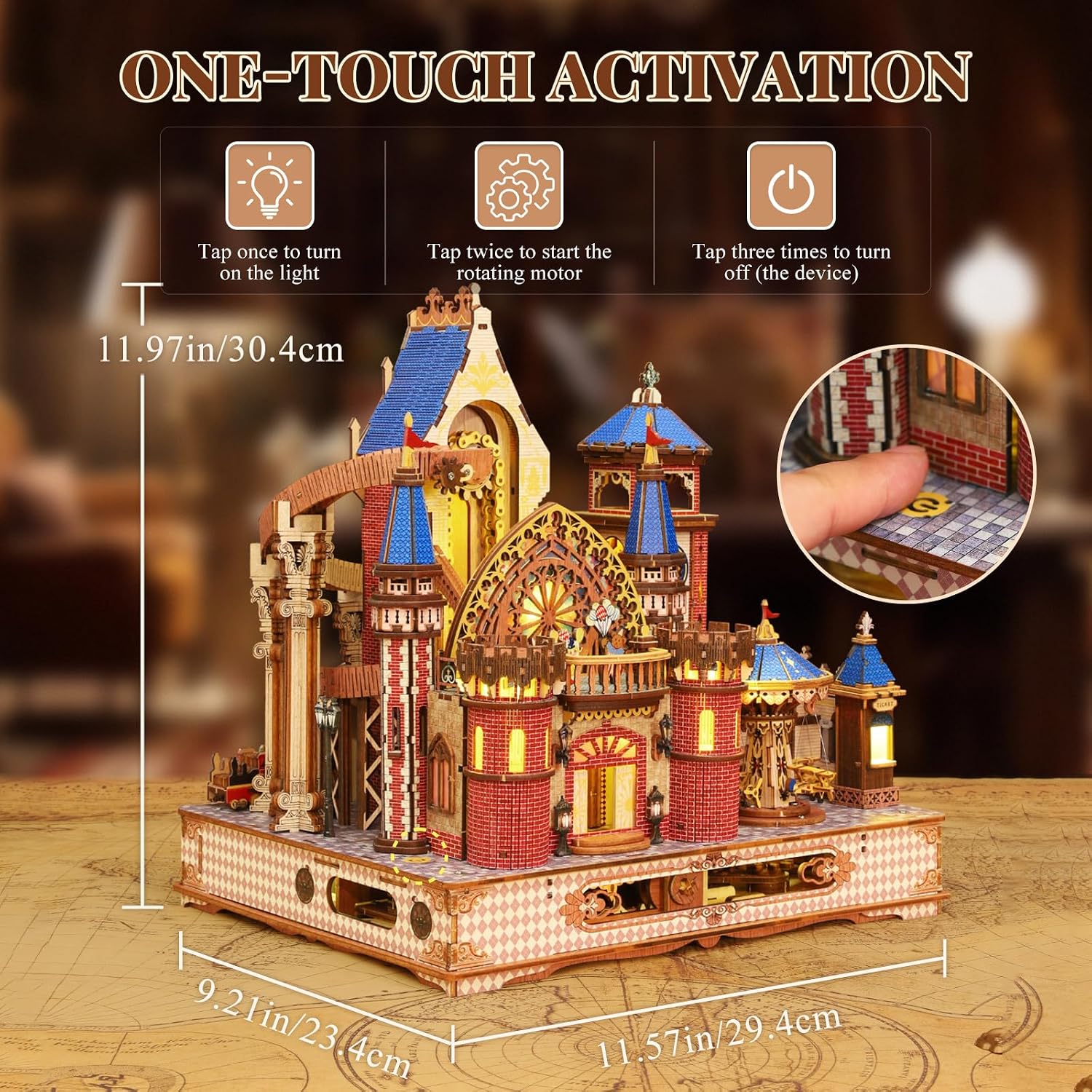 ชุดตัวต่อไม้ 3 มิติ DIY สำหรับ - Art Craft Gifts For Adults บทวิจารณ์และราคา