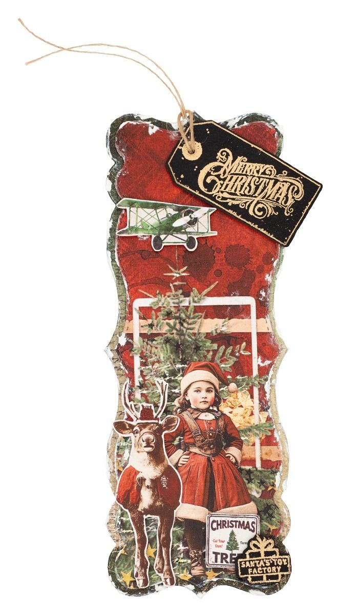 Starry พื้นหลังฤดูหนาว Santa ข - Rubber Stamp Blank บทวิจารณ์และราคา