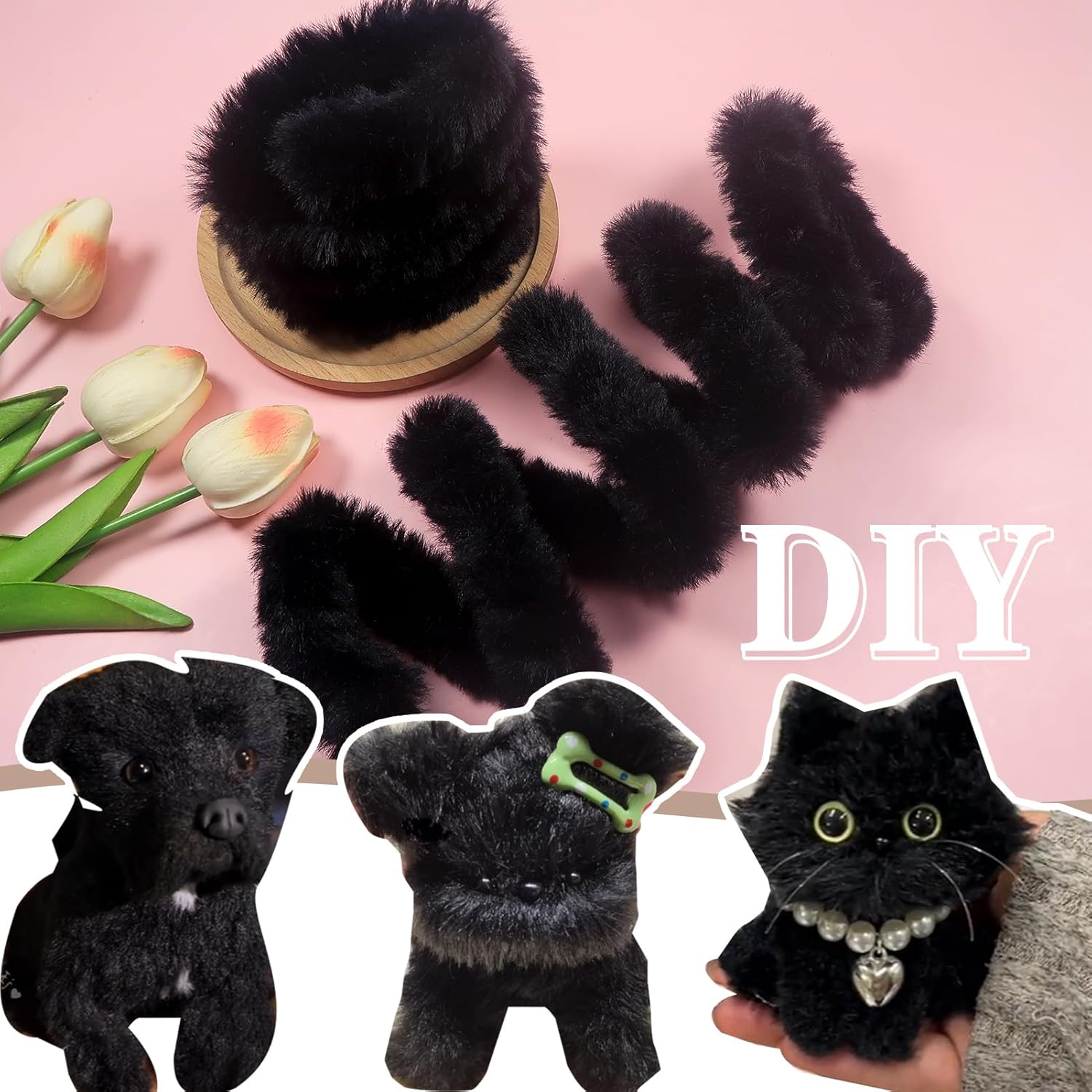 4 ชิ้นสีดําท่อทําความสะอาดหัตถ - Art Craft Jumbo บทวิจารณ์และราคา